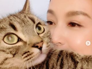 藤原紀香、愛猫のお風呂動画を公開　片岡愛之助も「気持ちよさそう」