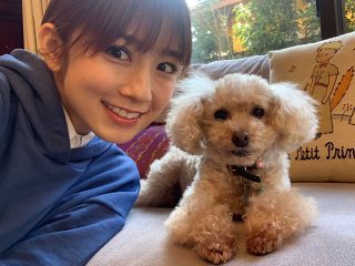 小倉優子、息子と愛犬のツーショット写真公開 「超いい子」なトイプー